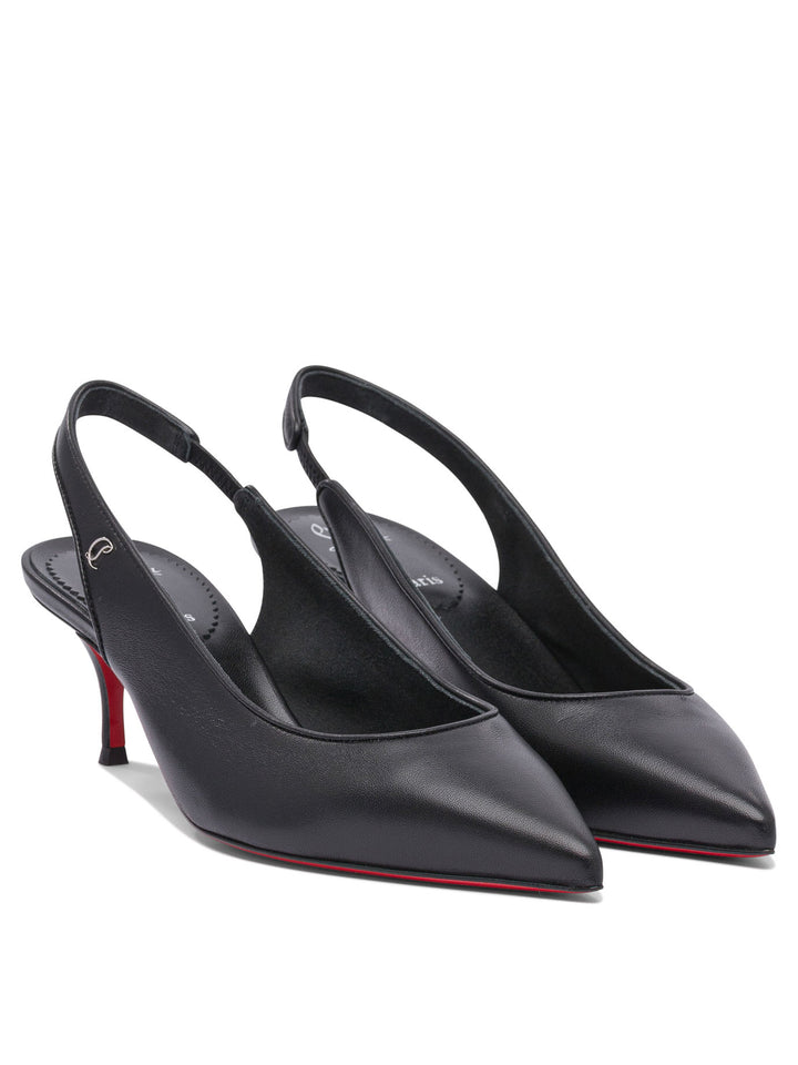 Christian Louboutin Sporty Kate Sling 55 Nappa/Lining Heeled shoes - Nero | ac49b60b9fd40c14b25f6899543617b69a9ff0b0