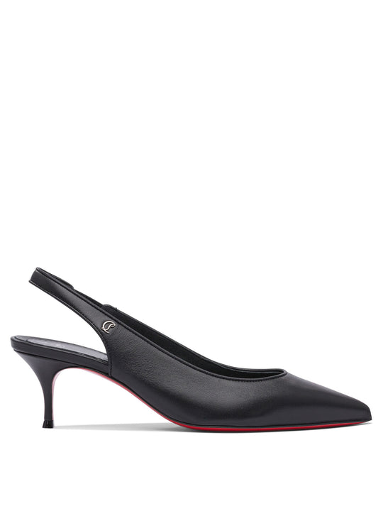 Sporty Kate Sling 55 Nappa/Lining Heeled Shoes Nero