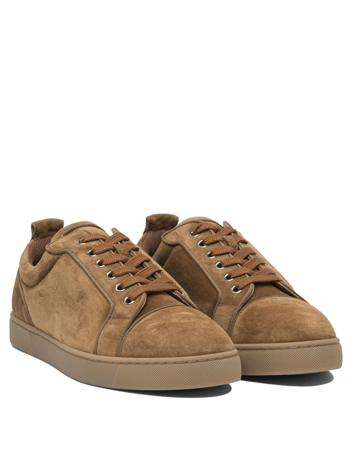 Christian Louboutin Louis Junior Orlato Flat Veau Velours Ds/Gg Sneakers & Slip-On - Marrone | fc051307a589459640cbdddb54055251879b50c1