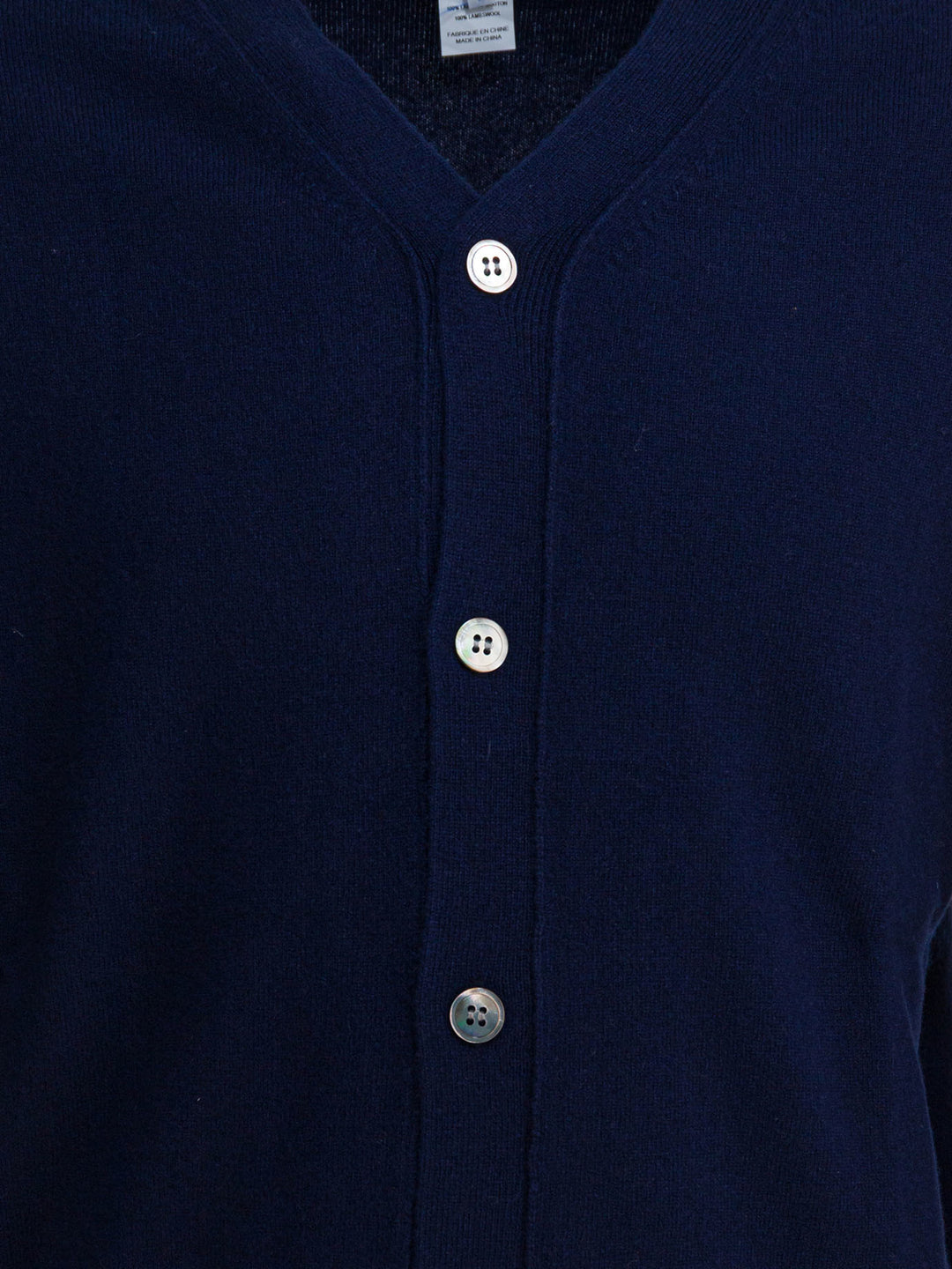 Comme Des GarçOns Forever V-Neck Cardigan Knitwear - Blu | 937a95947671014aedd0f8a3384fcaf1447263d8