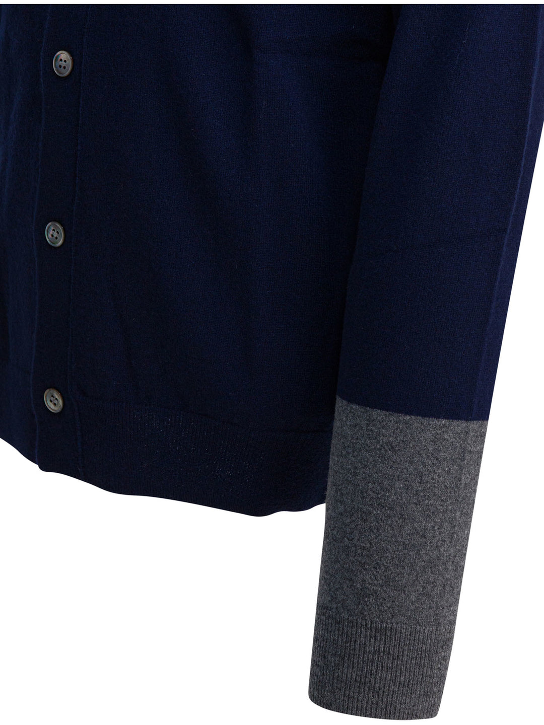 Comme Des GarçOns Forever V-Neck Cardigan Knitwear - Blu | 14d2bcb424b5eed4c89566c0703ee0f1534fbb23