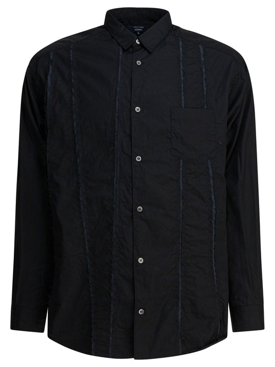 Casual Cotton Shirt Shirts Nero