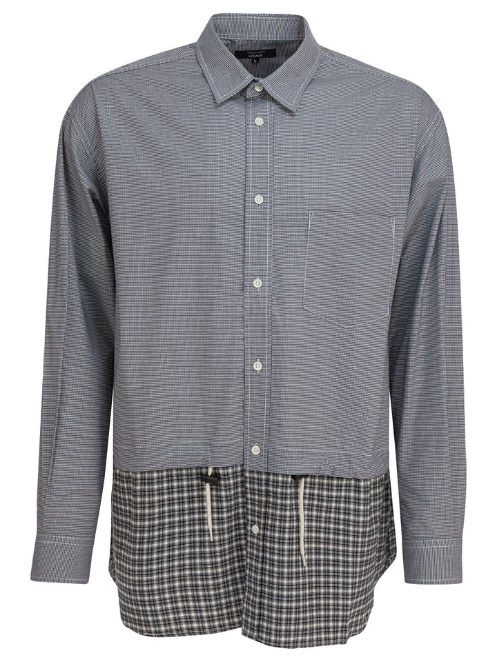 Comme Des GarçOns Homme Shirt With Cotton Inserts Shirts - Grey | fc6a2258d11ee46c6e331fb25a59d6b2cec29a0a