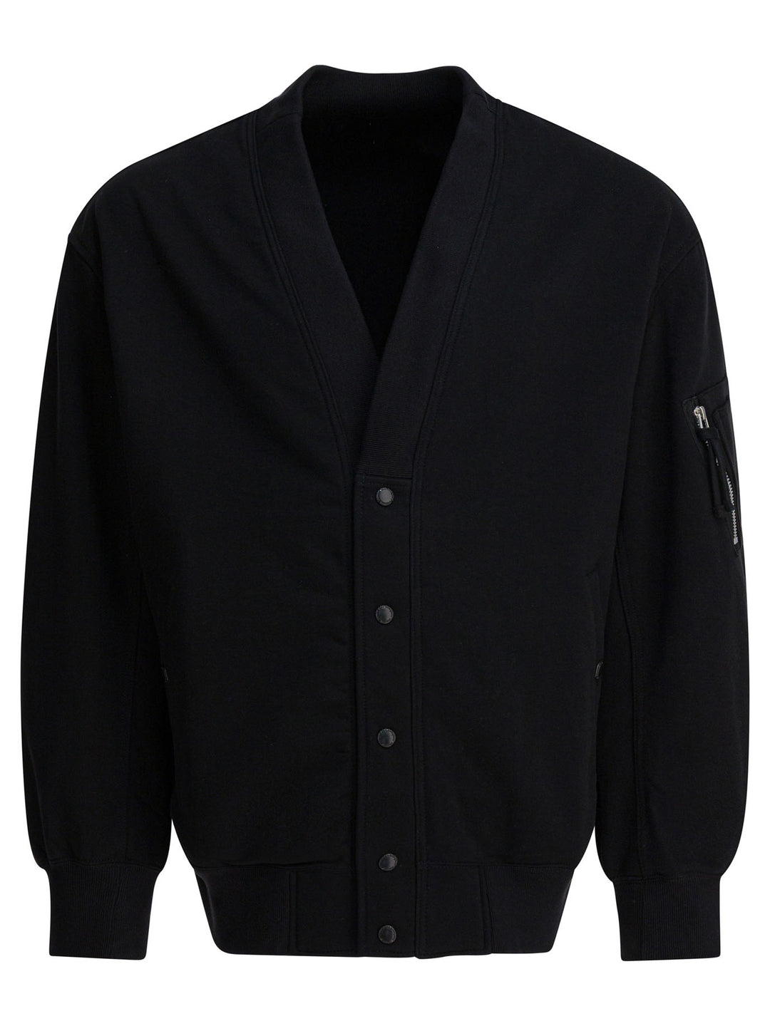 Comme Des GarçOns Homme Cotton Cardigan Knitwear - Nero | 6a94bea3b05e0208cfd18f344505bb14ef0bc5f2