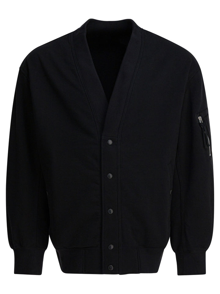 Comme Des GarçOns Homme Cotton Cardigan Knitwear - Nero | 6a94bea3b05e0208cfd18f344505bb14ef0bc5f2