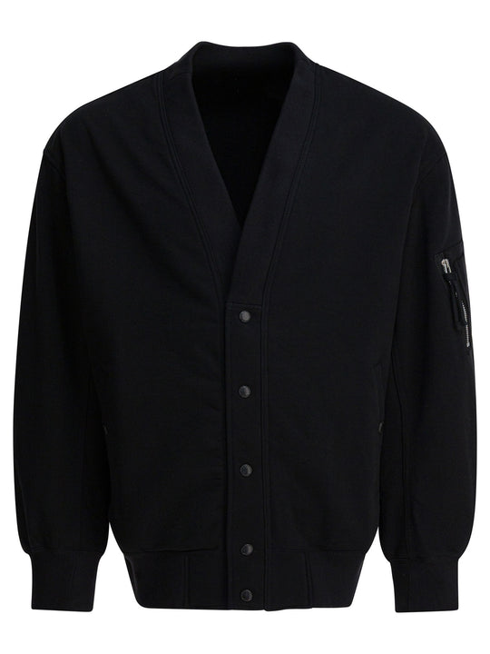 Cotton Cardigan Knitwear Nero