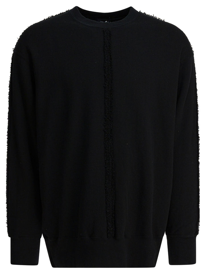 Comme Des GarçOns Homme Cotton Crewneck Sweatshirt Sweatshirts - Nero | 0b515d41338092bdf9ab41f363ca1149a44be9a2