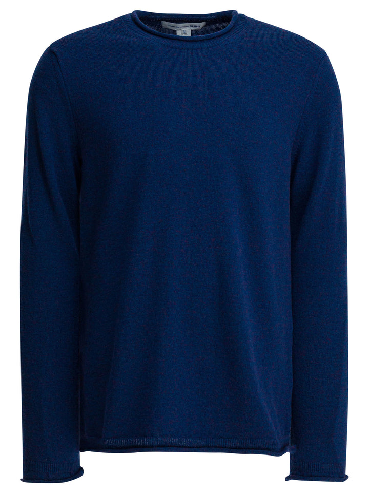 Comme Des GarçOns Shirt Wool Crewneck Sweater Knitwear - Blu | 7624209deac921d19e9737d3e350255530599cd2