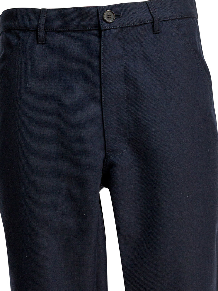 Comme Des GarçOns Shirt Wool Blend Pants Trousers - Blu | 120d9f274e65909054fc138748e83bcd21df1c72