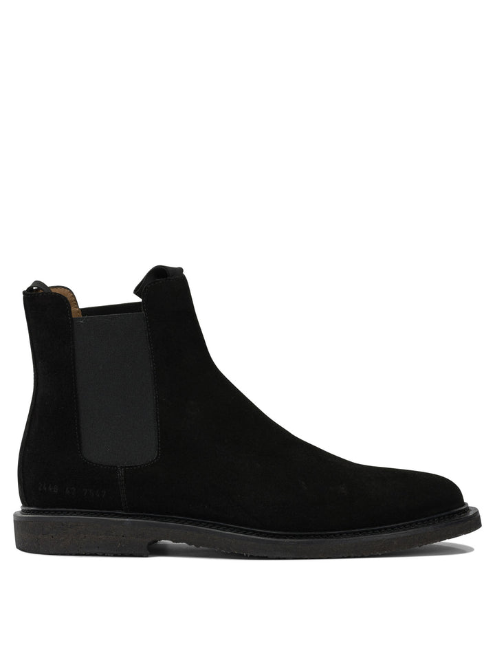 Common Projects Suede Chelsea Stivali e Stivaletti - Nero | 65a4c008f3725410632bf3bf40232153558990d5