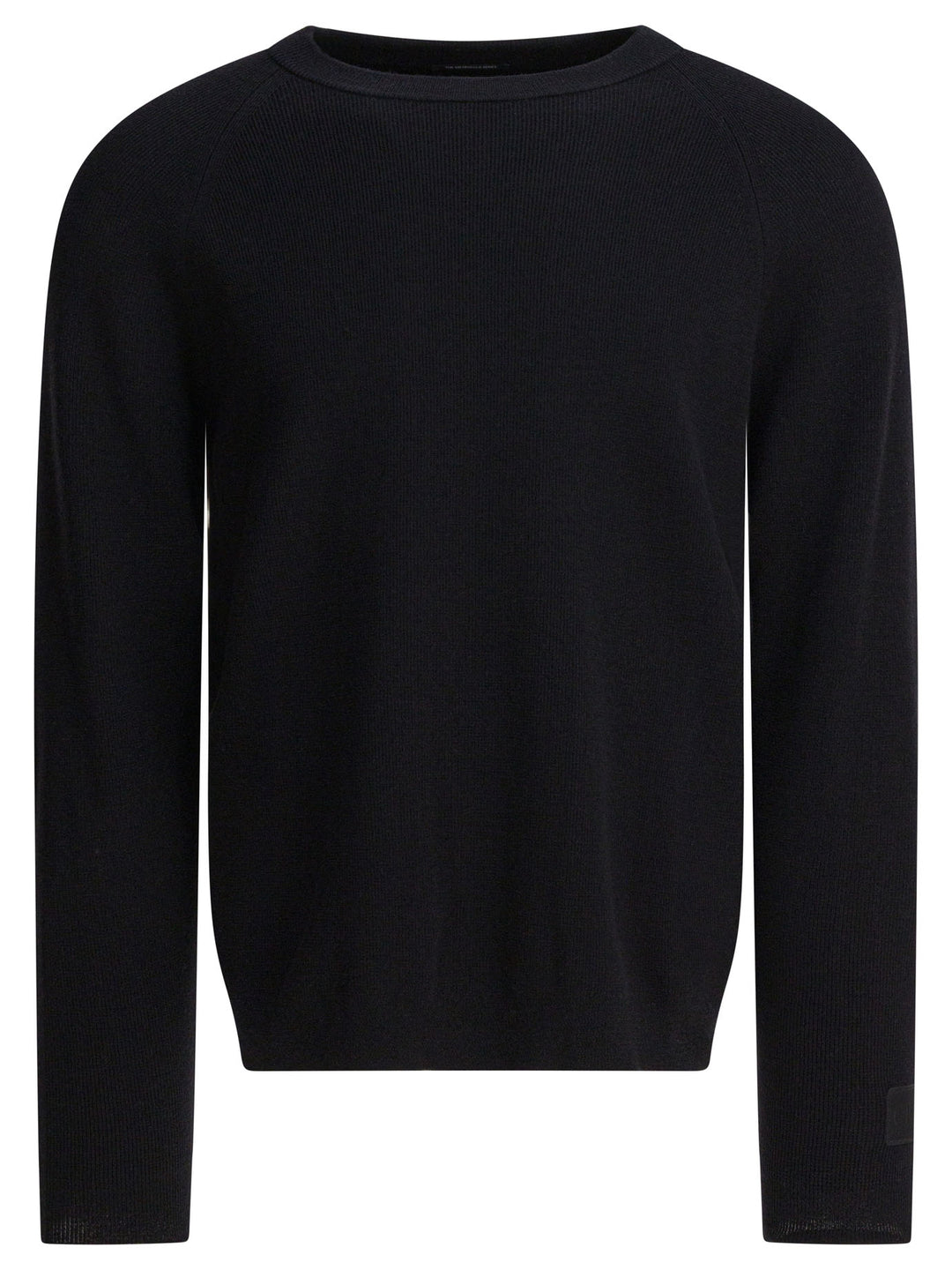 C.P. Company Wool And Silk Crewneck Sweater Knitwear - Nero | e3131af80120abff14a8afeeae86295c66357d07