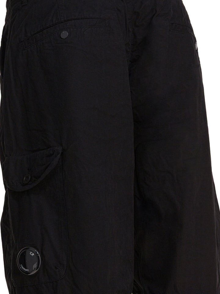 C.P. Company Microreps Trousers - Nero | 638d2f61133ac87bfdf1fc9081fedb1292b474ea