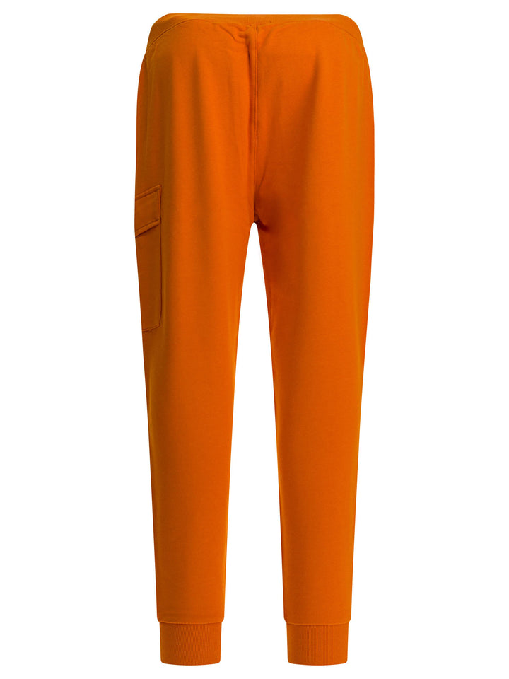 C.P. Company Diagonal Raised Fleece Sweatpants Trousers - Arancione | bdb6aed3c19638aab9222e2ffefda0ab56a599a0