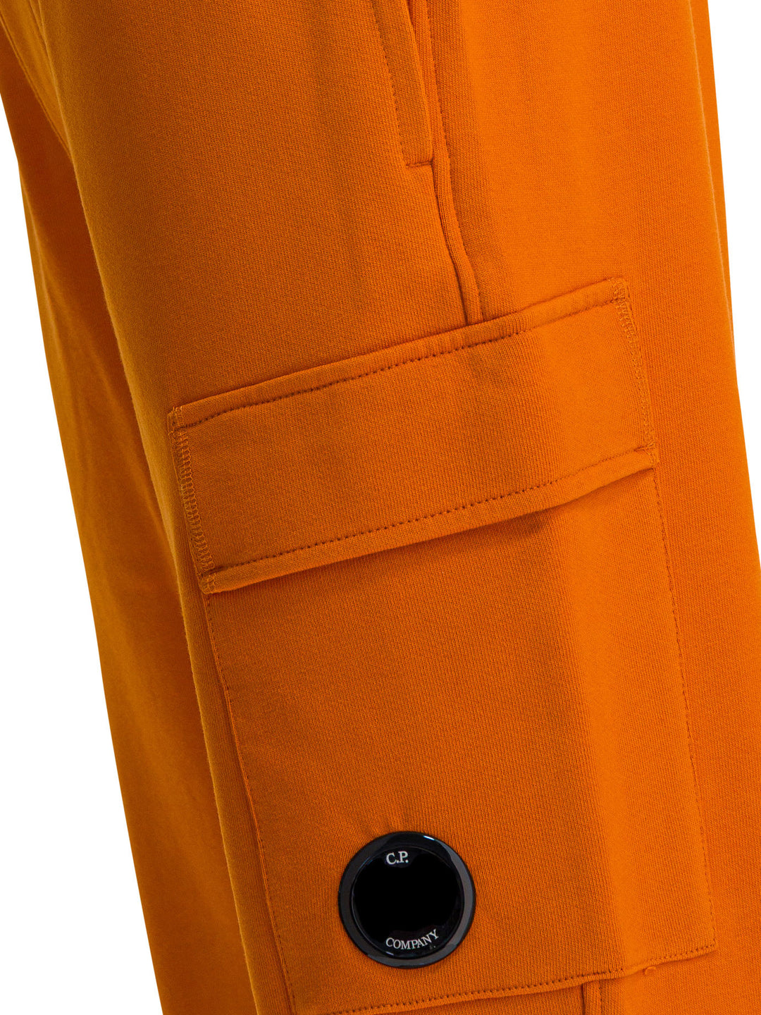 C.P. Company Diagonal Raised Fleece Sweatpants Trousers - Arancione | 4ebea81fa1714d5ab5b969a67b171bd0cc2961fd