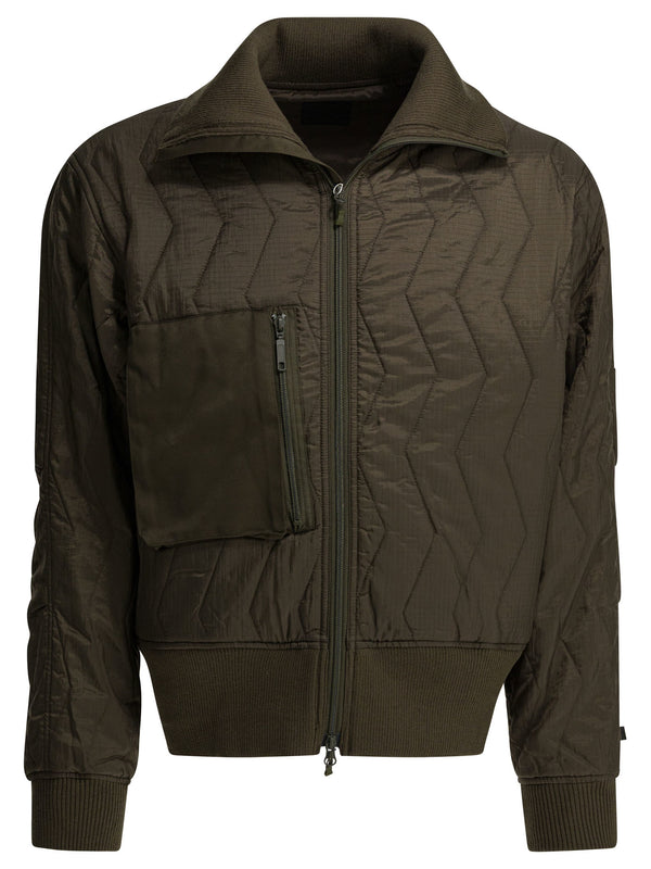 Quilted Nylon Jacket Jackets And Coats Brown