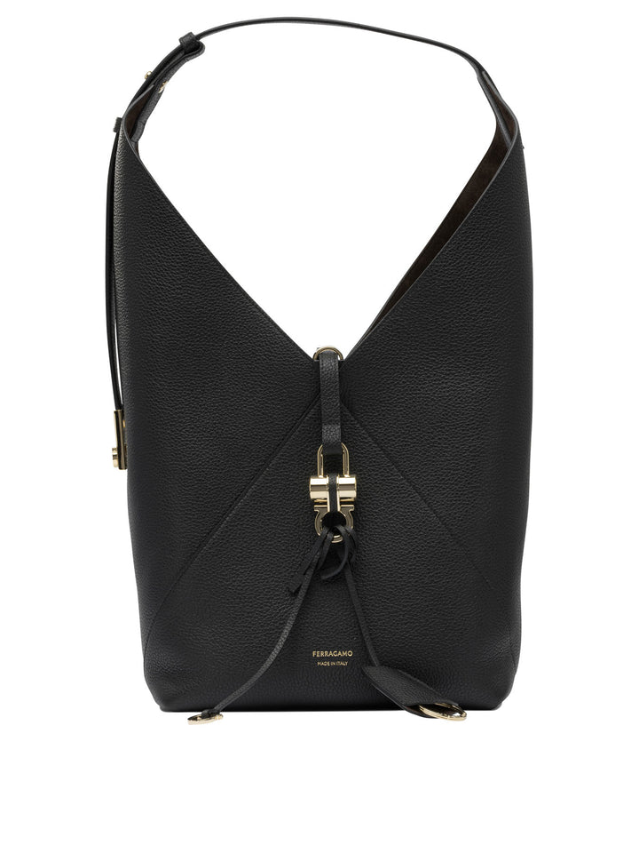Ferragamo  Borse a Spalla e Tracolla - Nero | eb214434e80255f2117a41506fe4b5462513af93