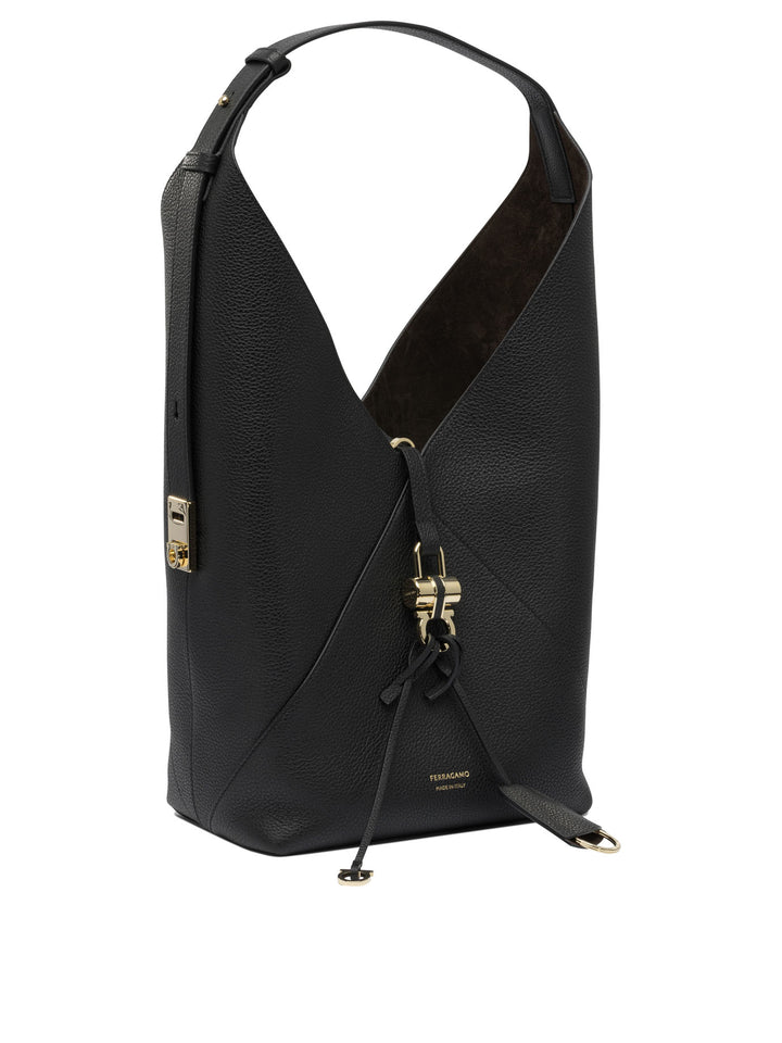 Ferragamo  Borse a Spalla e Tracolla - Nero | 12395abfa064aa6a950e75d13fb08b1af2f3c282