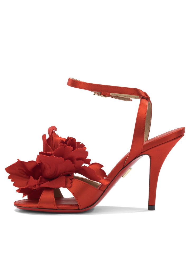 Ferragamo With Flower 90 Mm Sandali - Rosso | db7e29300b4e80058b1ae40a05014191328e0e75