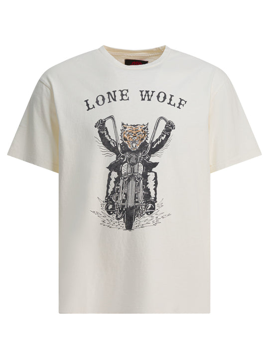 Lone Wolf T-Shirts Bianco