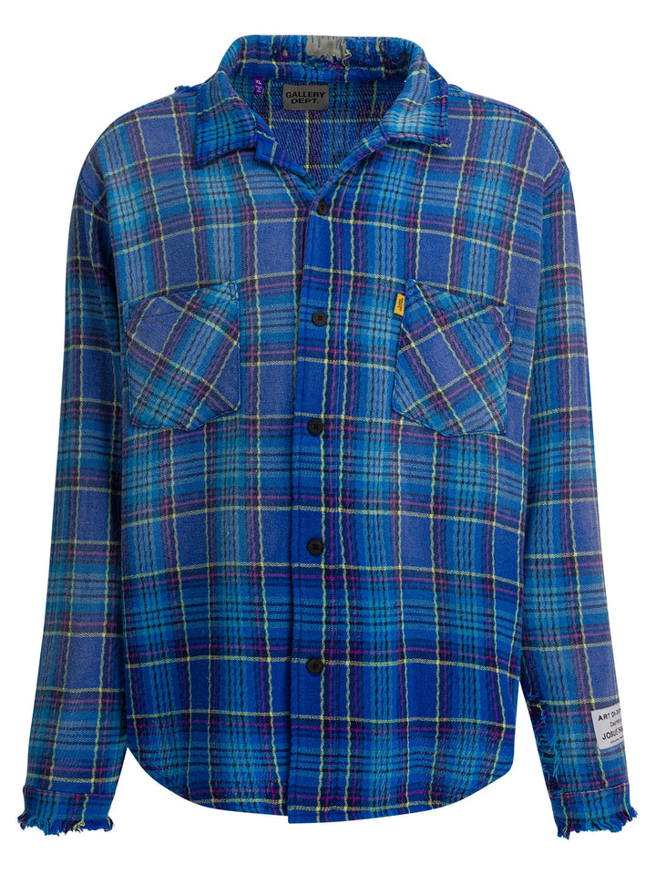 Gallery Dept. Marley Flannel Shirts - Blu | e31d43f6317112cbace21b8fbb3c1e7fd27cd167