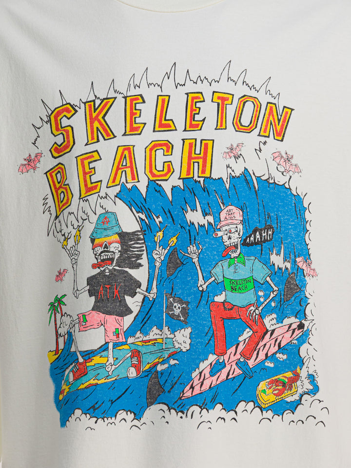 Gallery Dept. Skeleton Beach Surf T-shirts - Bianco | 8c80bb69e1b1f21f5bdaf82b8ae70f4524830d26