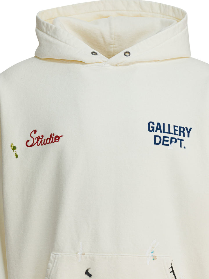 Gallery Dept. Studio Hoodie Sweatshirts - Bianco | a3f19559feda61df32bdb25cabea11ca350e8448