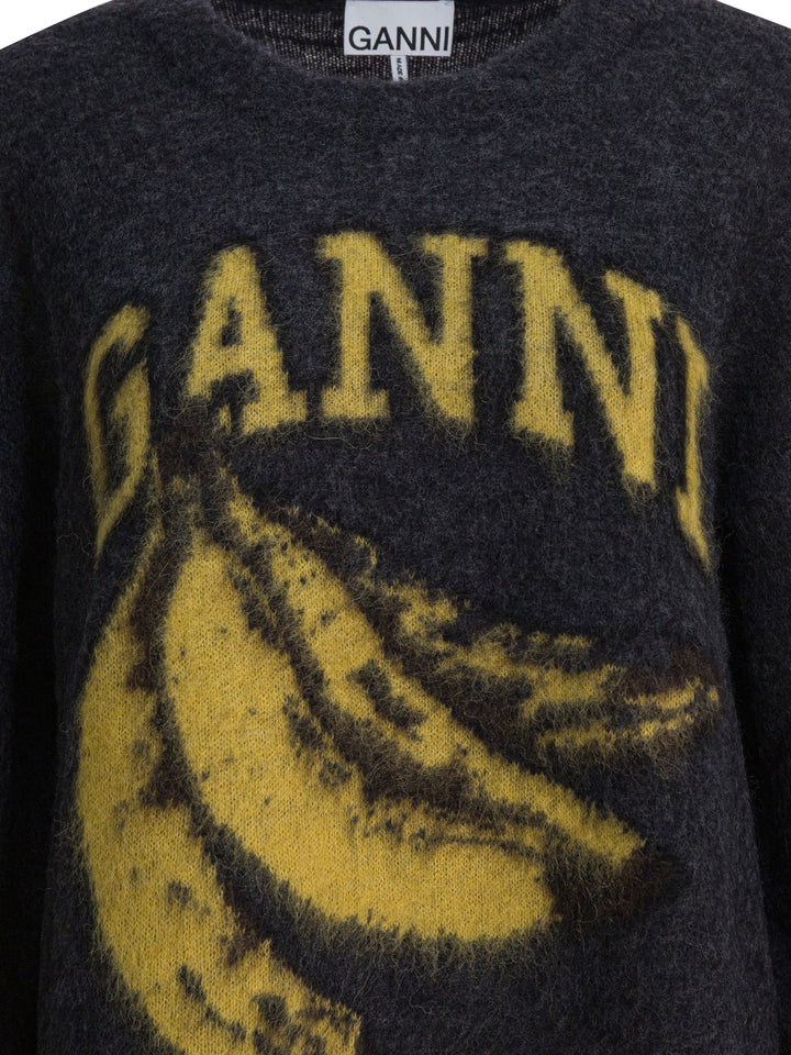 Ganni Banana Knitwear - Nero | 22970b0449f883d99e1d2af0c2c57e0dcca4dd52