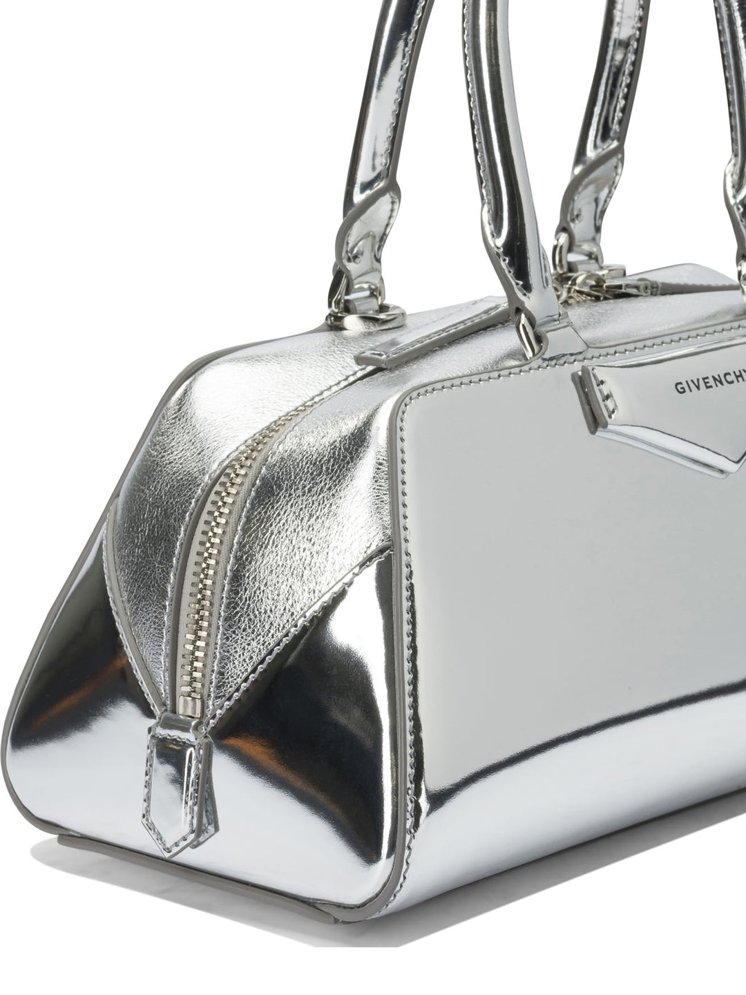 Givenchy Antigona East-West Handbags - Silver | 9127eb1117b3b98dc872f063e032b916bb0a234c