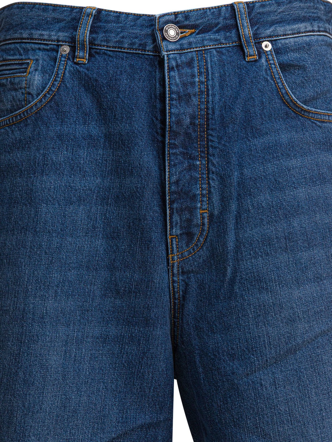 Givenchy Wide Leg Jeans - Blu | e91eaea4b48a097fad7b5ea4e179a2a60a7e5ce0