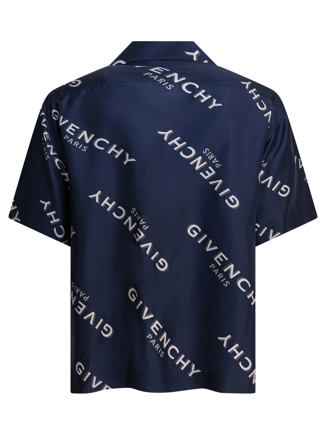 Givenchy Silk Bowling Shirt Shirts - Blu | 0b3b86c27e55b6da61cf1d44481191217dbb1bf0