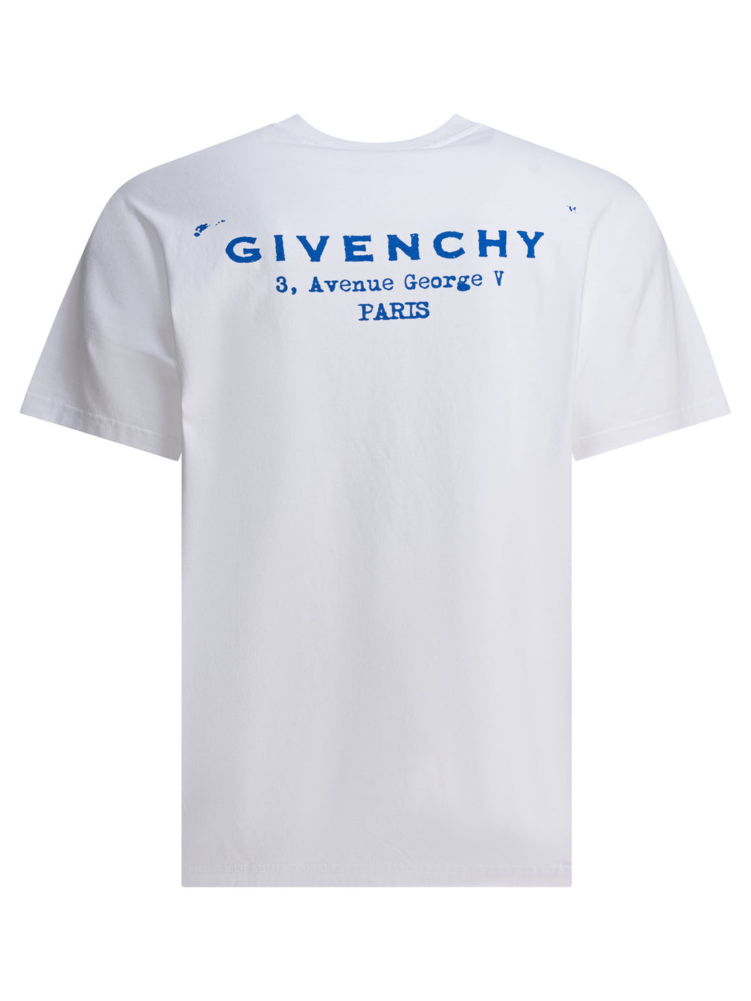 Givenchy T-Shirt With Givenchy Print T-shirts - Bianco | b2313dbfbbe471cadcb6fa6cc2919e9f8dc67606