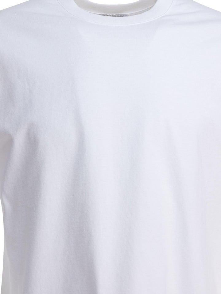 Givenchy T-Shirt With Givenchy Print T-shirts - Bianco | 3b8c8a26cd3b06c966f18add49ae87d5e7550757