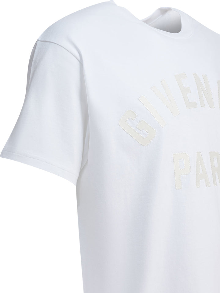 Givenchy Givenchy Paris T-shirts - Bianco | 1803f233b2a8e0c12943ecafaf28c70a4c2cb5b2
