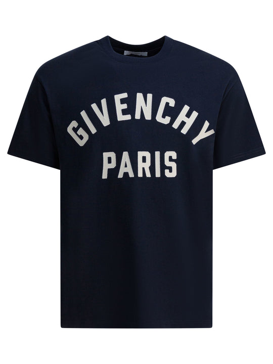 Givenchy Paris T-Shirts Blu