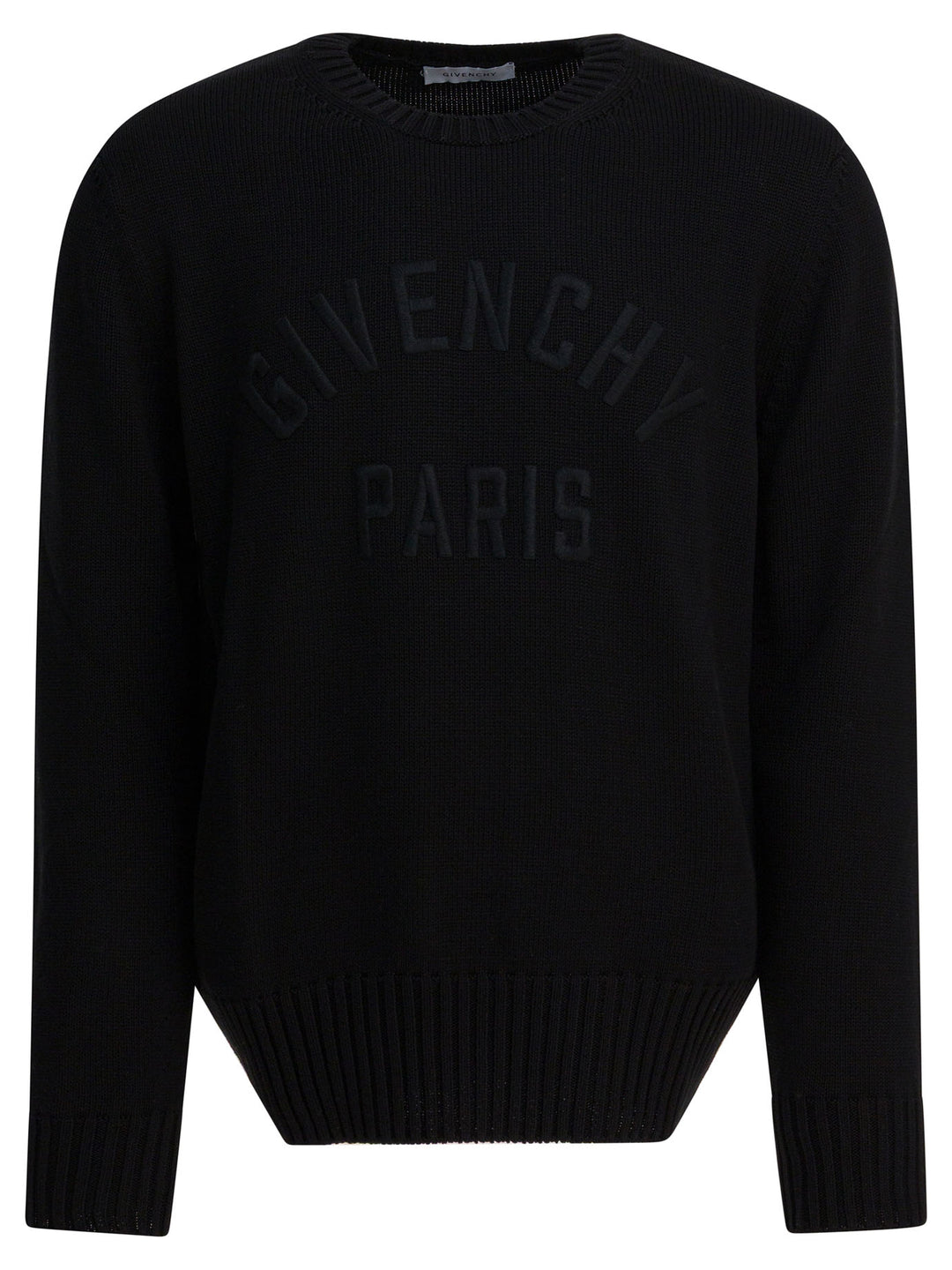 Givenchy Givenchy Paris" Crewneck Sweater Knitwear - Nero | 095cddc8ca11f3ab8adfea38077d4432952163da
