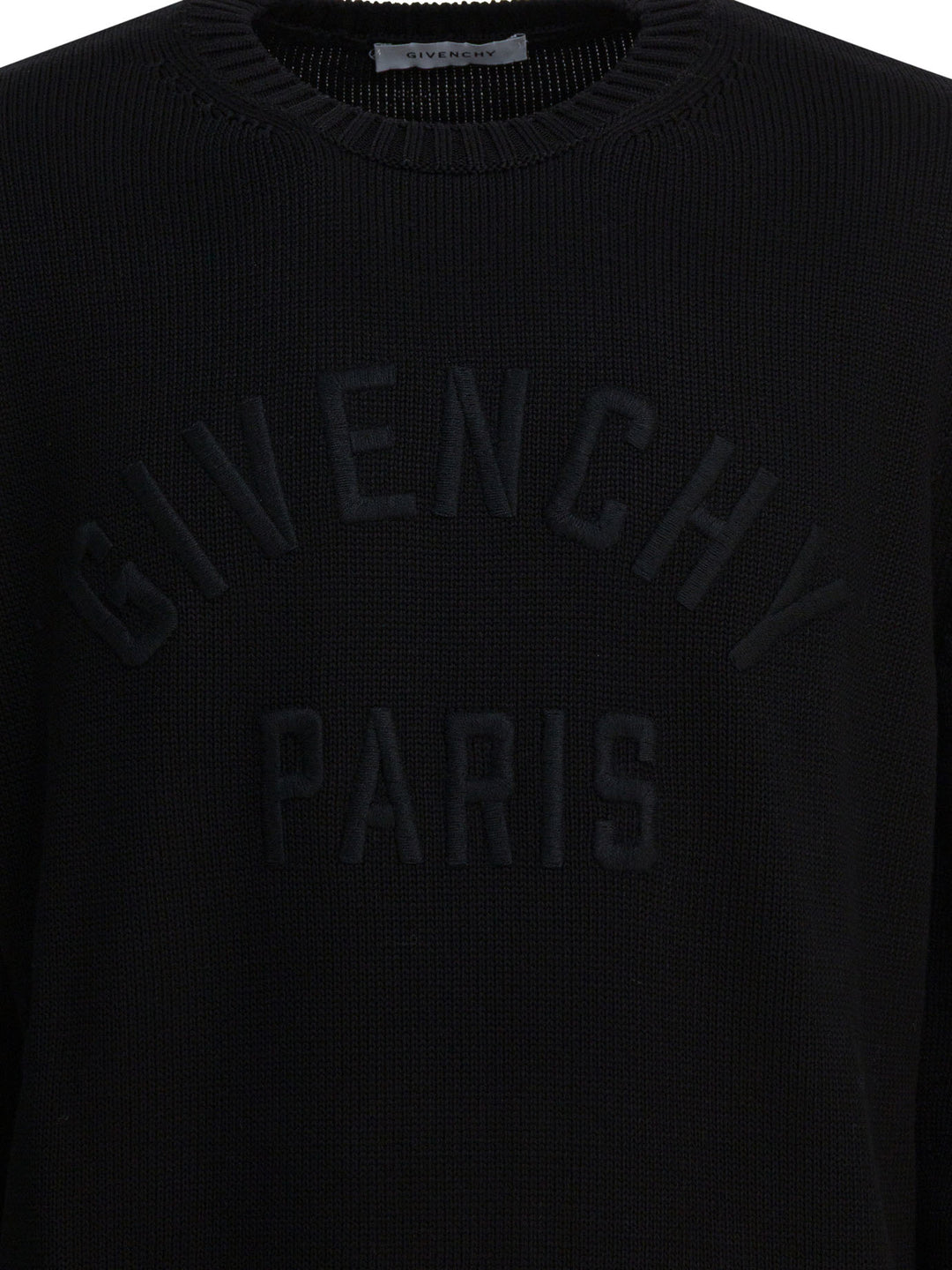 Givenchy Givenchy Paris" Crewneck Sweater Knitwear - Nero | 164869da5dc9b3529ef5cea2f6d4bf24f59f898a