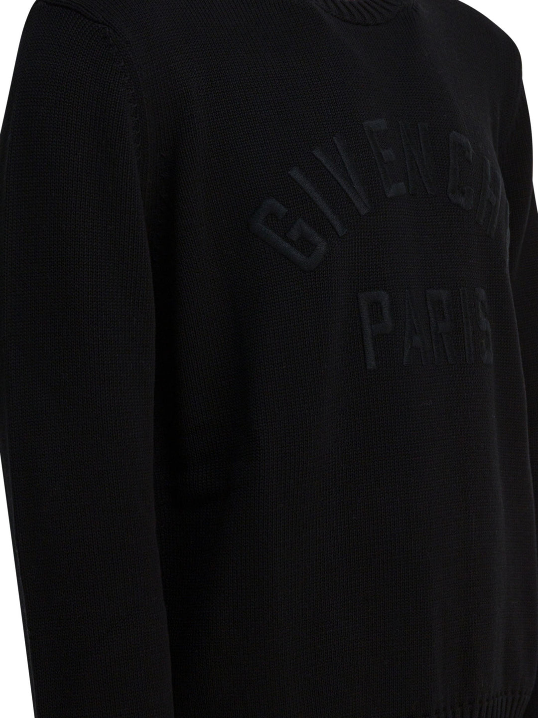 Givenchy Givenchy Paris" Crewneck Sweater Knitwear - Nero | 6f7e2f267de5c8a7a68ddd812cb4ea8c209508ed