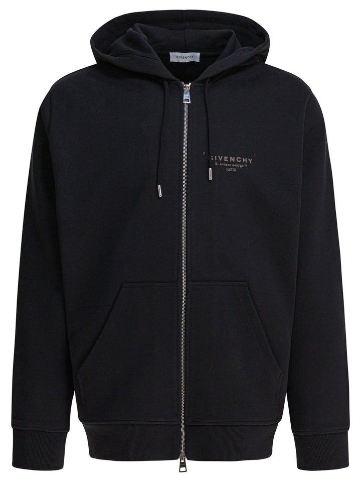 Givenchy Logo Hoodie Sweatshirts - Nero | 24eaedae90329b1d424c0b740ddd6754a2179f6c