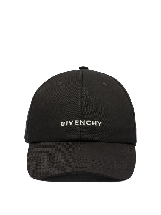 Givenchy Logo Trucker Hat Cappelli Nero