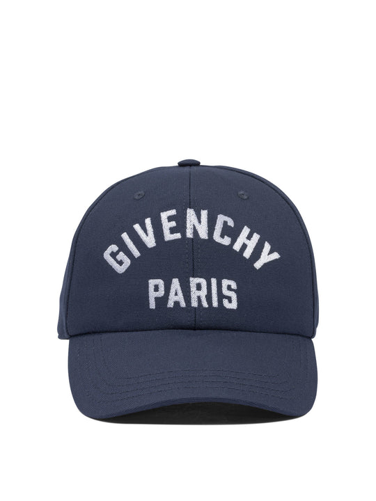 Embroidered Trucker Hat Cappelli Blu