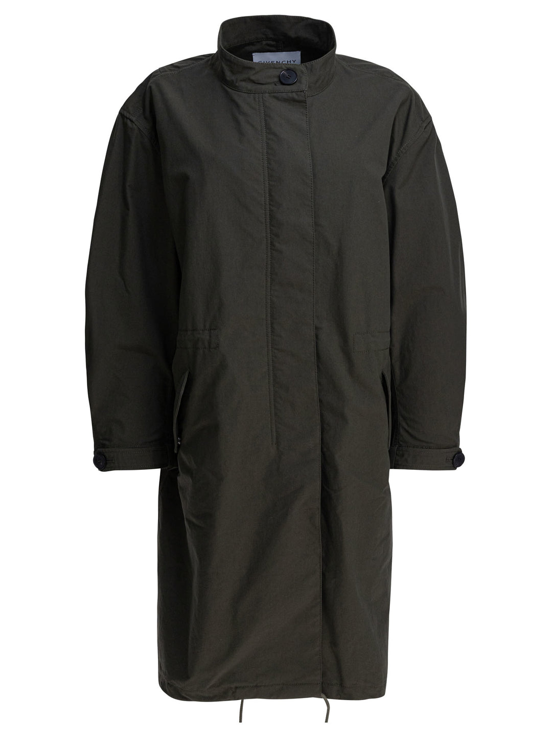 Givenchy Givenchy Print Parka Jackets and Coats - Verde | 91b59b49843e7d18f0723fca7d4e7ba69c4cc4dc