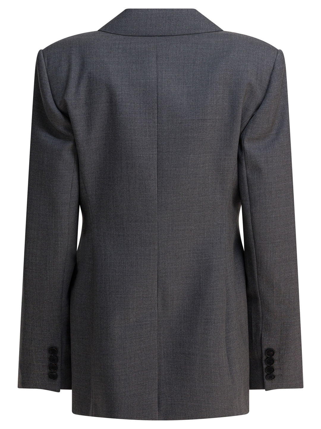 Givenchy Double-Breasted Wool Blazer Jackets and Coats - Grey | d94d615f0fc75e2614137e052ac245df9ccd6277