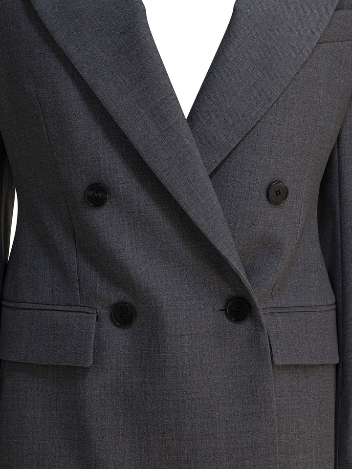 Givenchy Double-Breasted Wool Blazer Jackets and Coats - Grey | a4f3aade48e34aeefeef50e5880b91e6449994b5