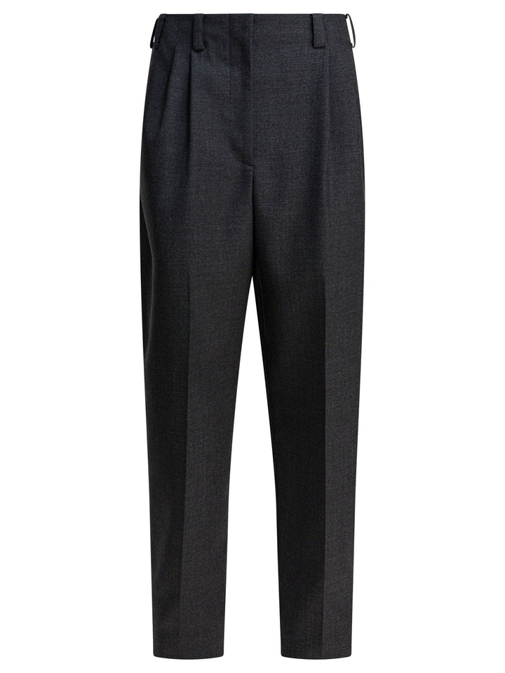 Givenchy Wool Tailored Pants Trousers - Grey | 83ac593b95be7c898fc3394a79aaa06ab4601c78