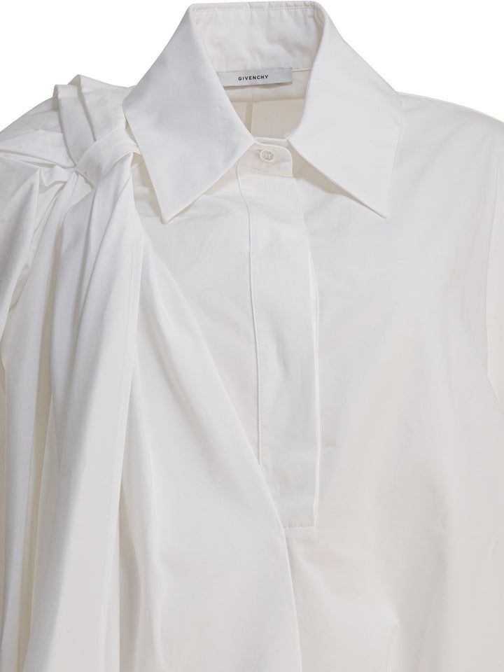 Givenchy Shirt With Bow Shirts - Bianco | cd3e71854dea6f0871105e16fac315f52ba23743