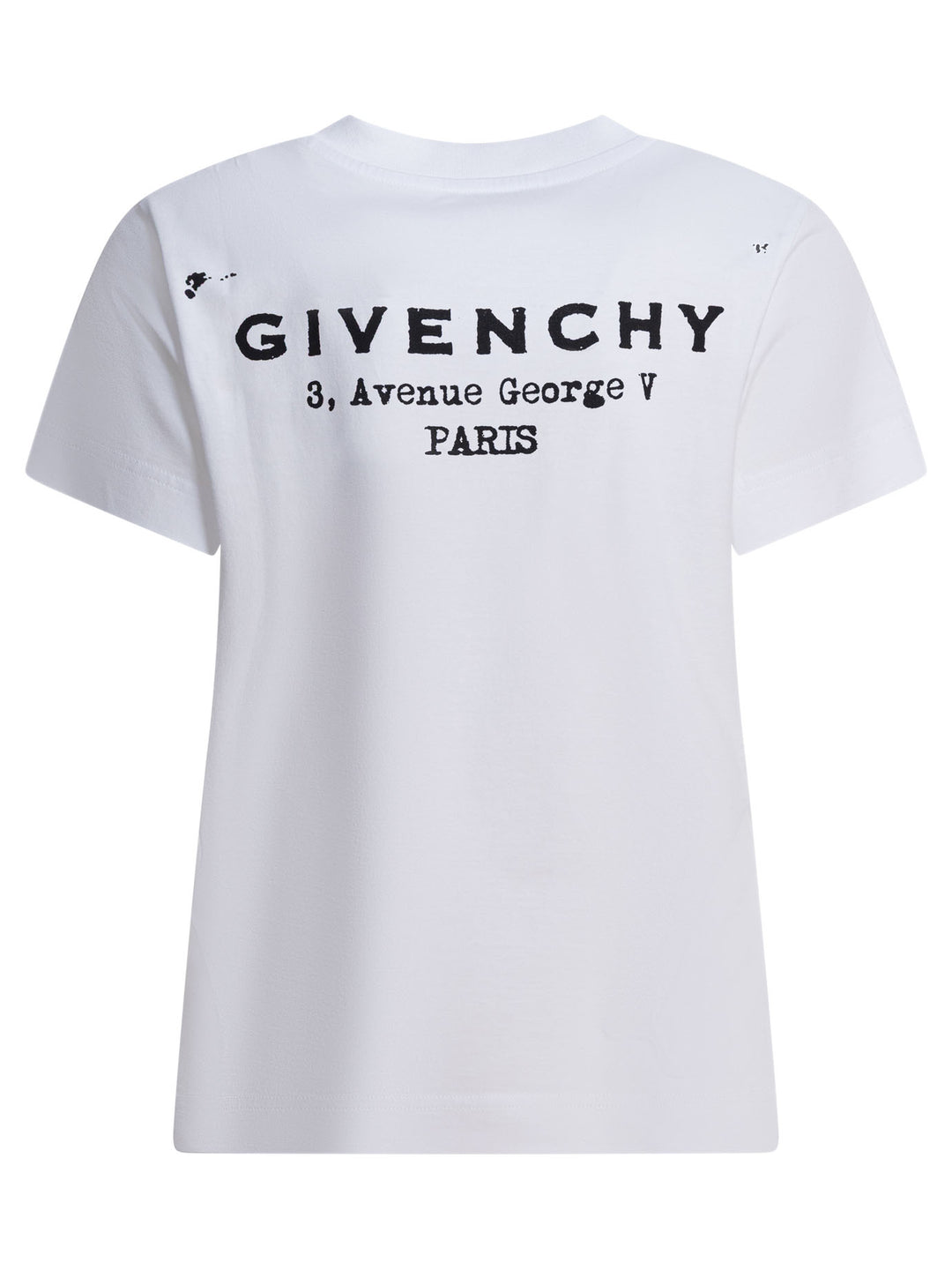 Givenchy T-Shirt With Givenchy Print T-shirts - Bianco | 3c6ee84a00bb78ff926e8d8ef6f11fd21aa89094