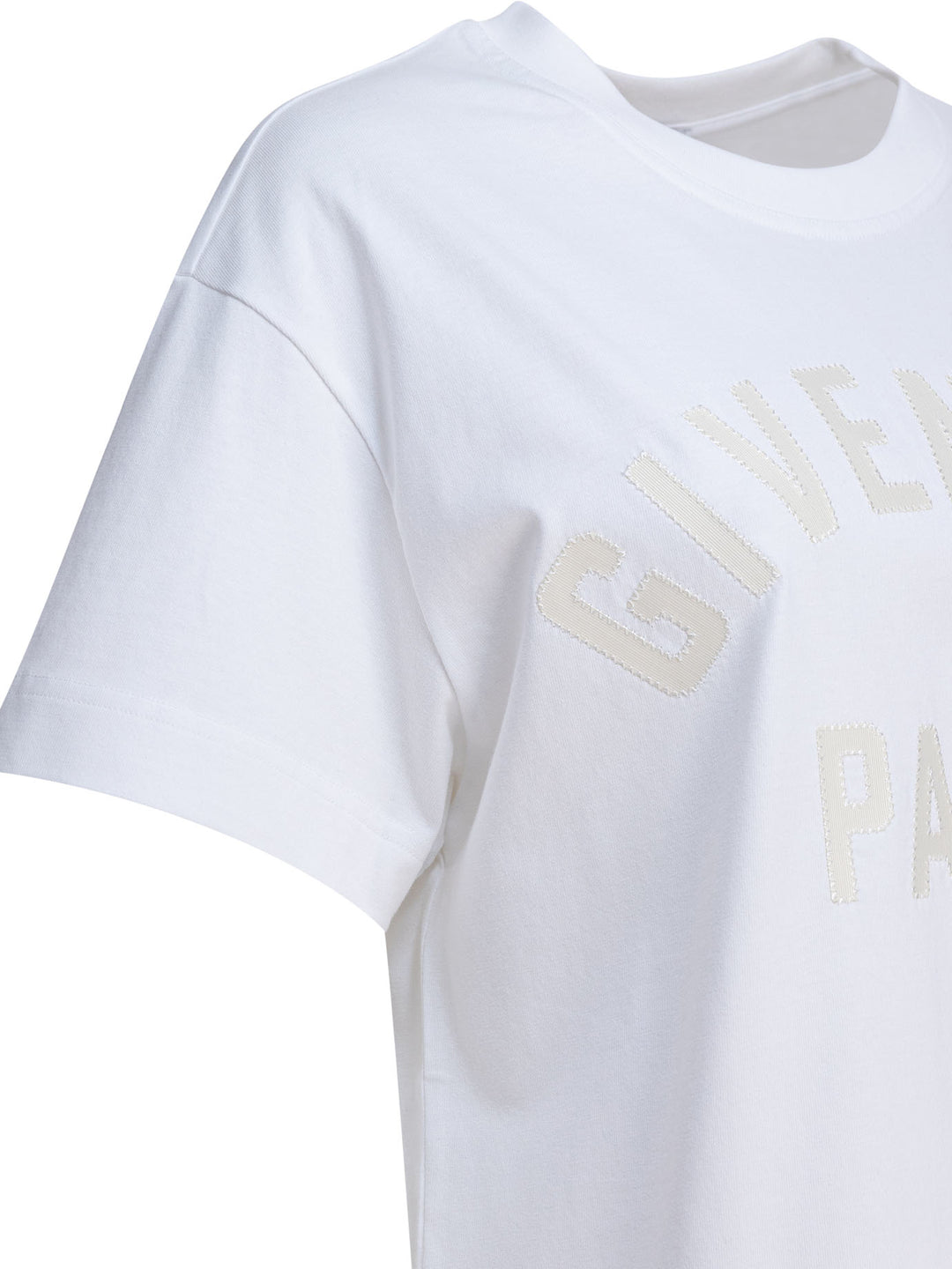 Givenchy T-Shirt With Givenchy Paris Logo T-shirts - Bianco | d35387956667ad7cfc0c6f5166df8b28d35ef70d
