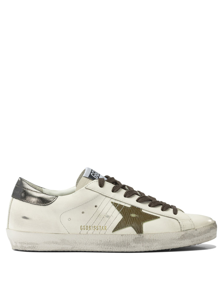 Golden Goose Super-Star Sneakers & Slip-On - Bianco | 3d741936d7ced3c3abbe195936774c5cbc0b392e
