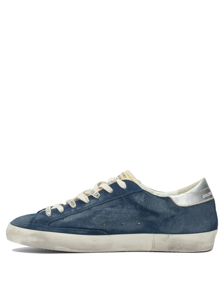 Golden Goose Super Star Sneakers & Slip-On - Blu | 229146cba21c133f0f6736d2d90849f3e71d8ba2