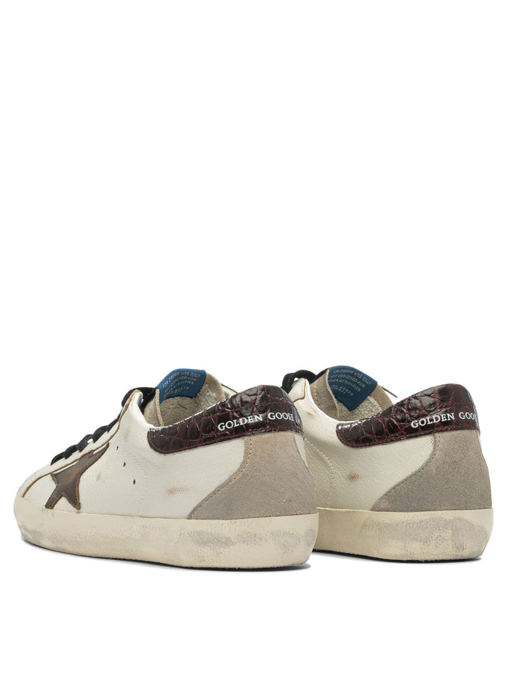 Golden Goose Super-Star Sneakers & Slip-On - Bianco | 385e6a015b57ac8a0bde3cf283a09c3af27f12ef